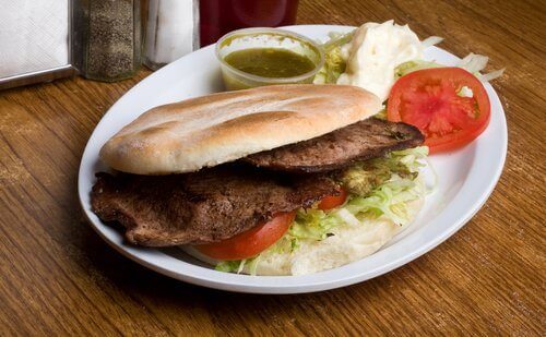 Magert kött på smörgås