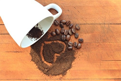 malt kaffe i en kopp