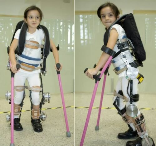 Barn med exoskelett