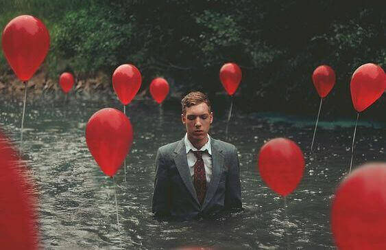 Ballonger i flod