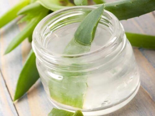 Aloe vera gel på burk