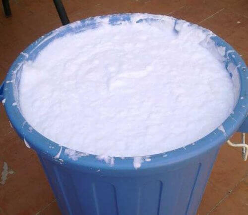 hemgjord flytande tvål