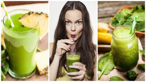 5 gröna smoothies för att avgifta kroppen och gå ner i vikt