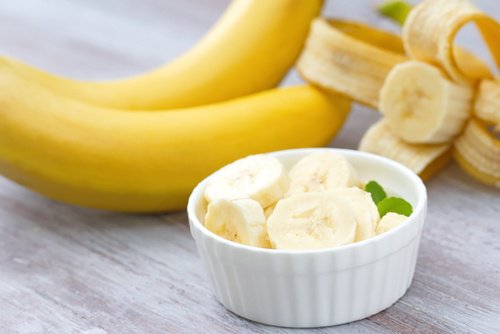 Uppskuren banan
