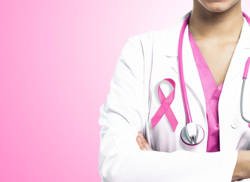 Läkare med rosa bandet