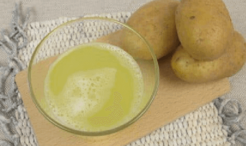 potatisjuice och potatis