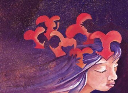 Hjärtan med ansikten