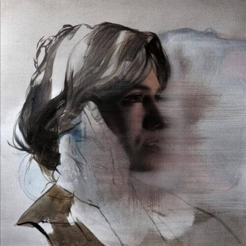 Psykologiskt misshandlad kvinna