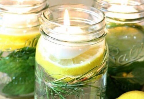 Doftljus med citronella