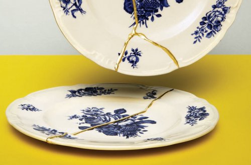 Kintsukuroi är tekniken att reparera trasiga lergods