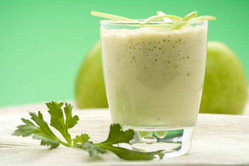 Grön smoothie med persilja