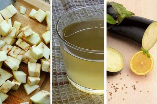 Hur man gör citron- och auberginevatten för viktminskning