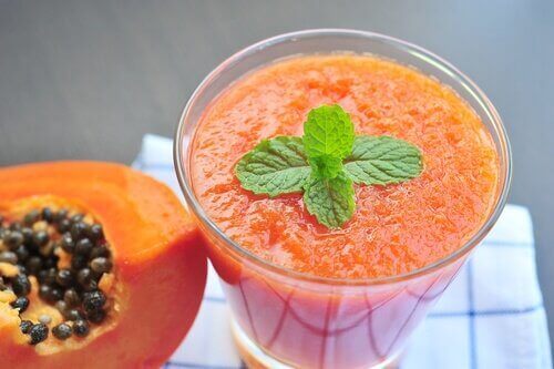 Smoothie med papaya