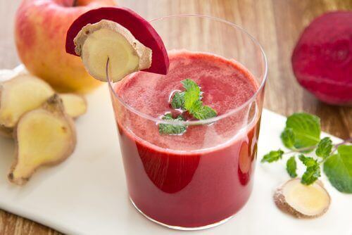 smoothie med ingefära