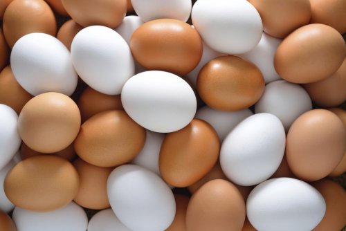 Hög med ägg