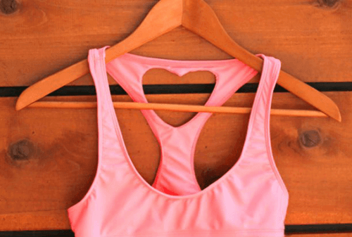 Sporttopp gjord av ett gammalt linne