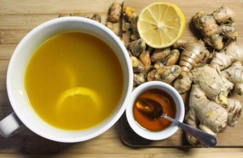 Honung, citron och ingefära