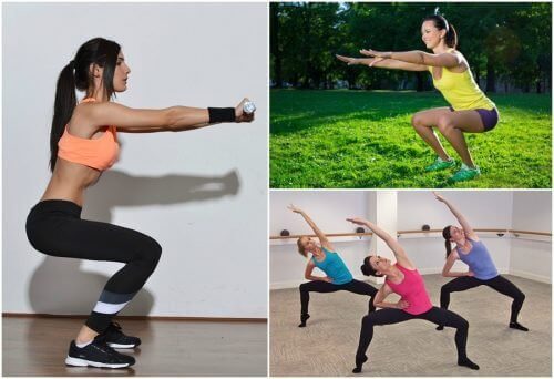 6 varianter av knäböj för att träna benen hemma