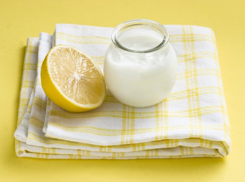 Yoghurt och citron