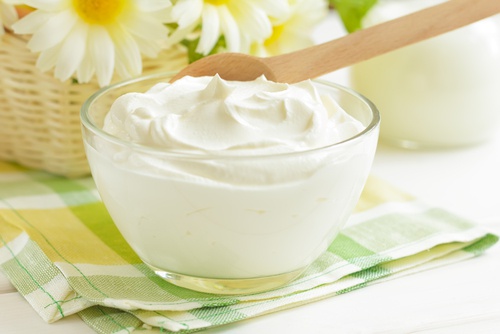 Yoghurt minskar fläckar
