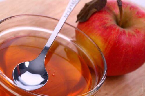Äppelcidervinäger är sammandragande