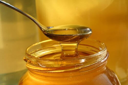Sked med honung