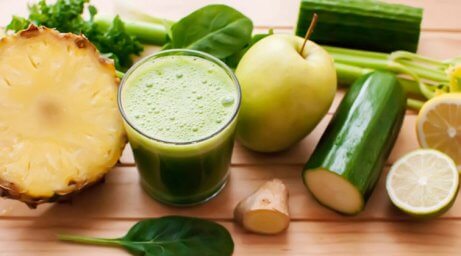 Ananassmoothie med gurka