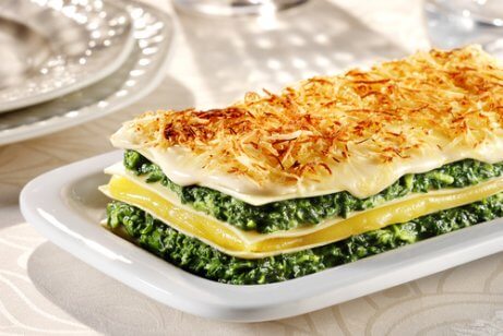 Lasagne med spenat