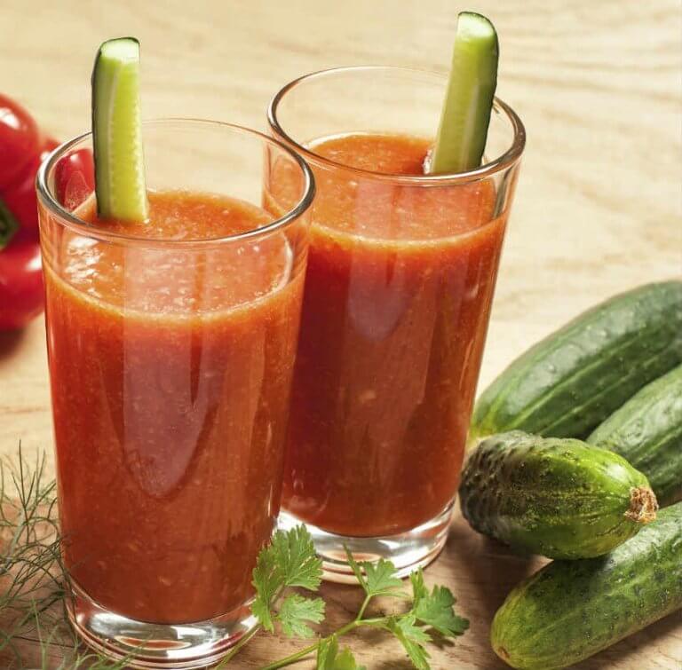 Tomatsmoothie med gurka