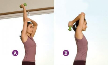 Triceps-sträckningar