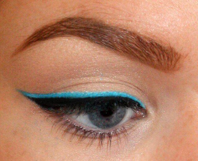Eyeliner med färg
