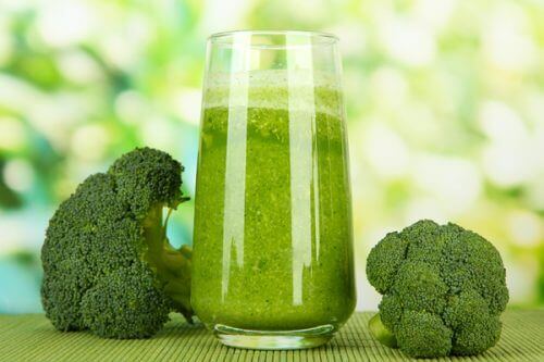 Juice och broccoli