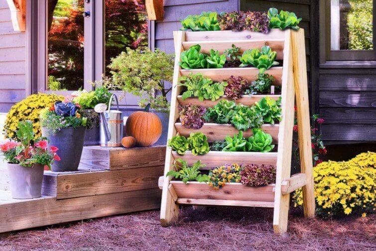 Skapa utrymme genom att använda trädgården.