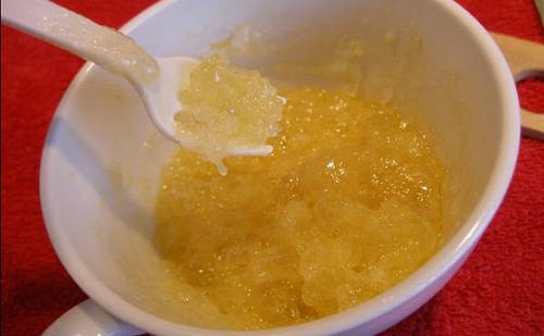 Gelatin och ananasjuice