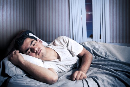 Man som sover