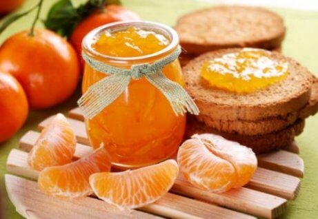 Nyttig mandarinsylt som stärker immunförsvaret.