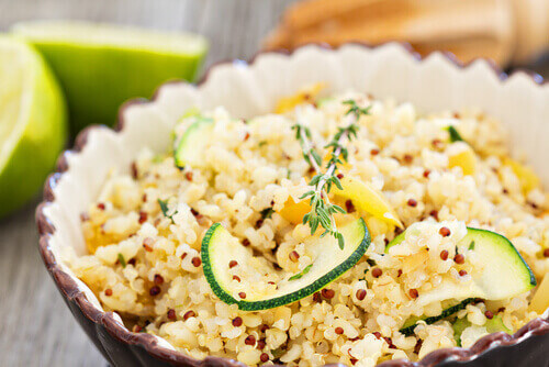 Tallrik med quinoa