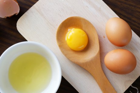 Ägg ger dig silkigt hår