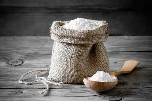 Salt i tygpåse