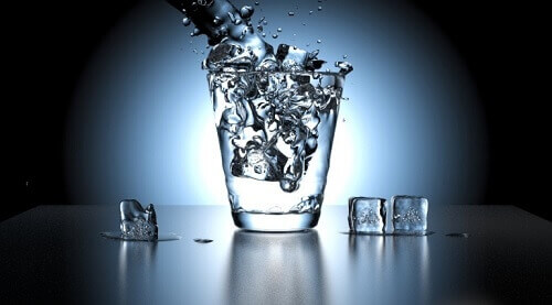 Vatten i glas