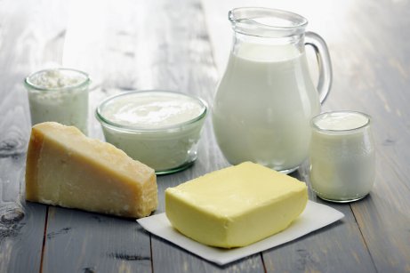 Undvik mjölkprodukter
