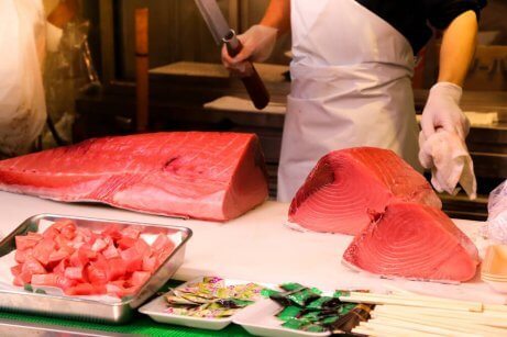 Undvik röd tonfisk