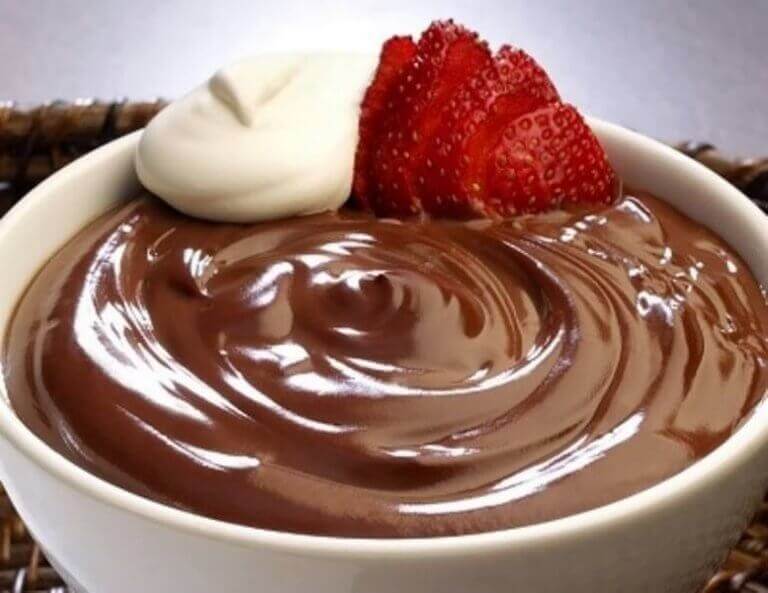 Hemmagjord chokladpudding