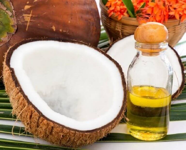 Kokosolja lindrar skalpproblem