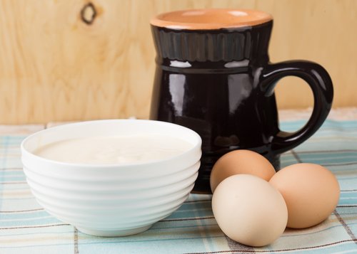 Ägg och yoghurt
