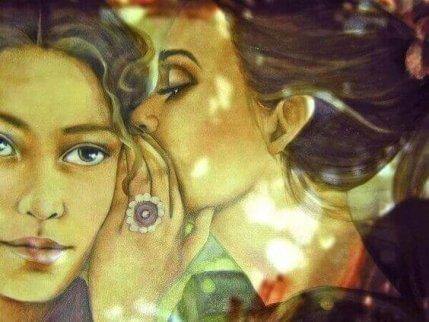 En kvinna med drottningbisyndrom talar alltid illa om andra kvinnor