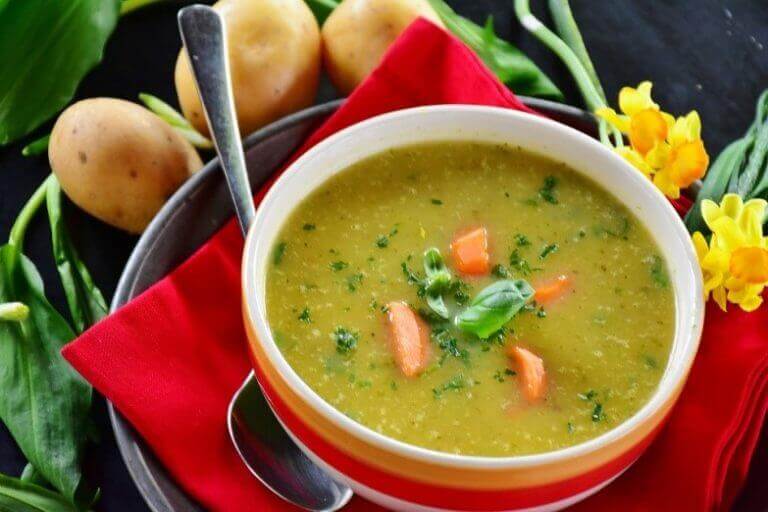 Soppa med morötter