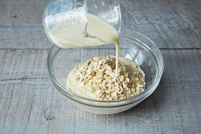 Havre med jordgubbar