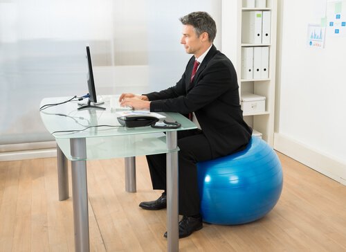 Pilates på kontoret