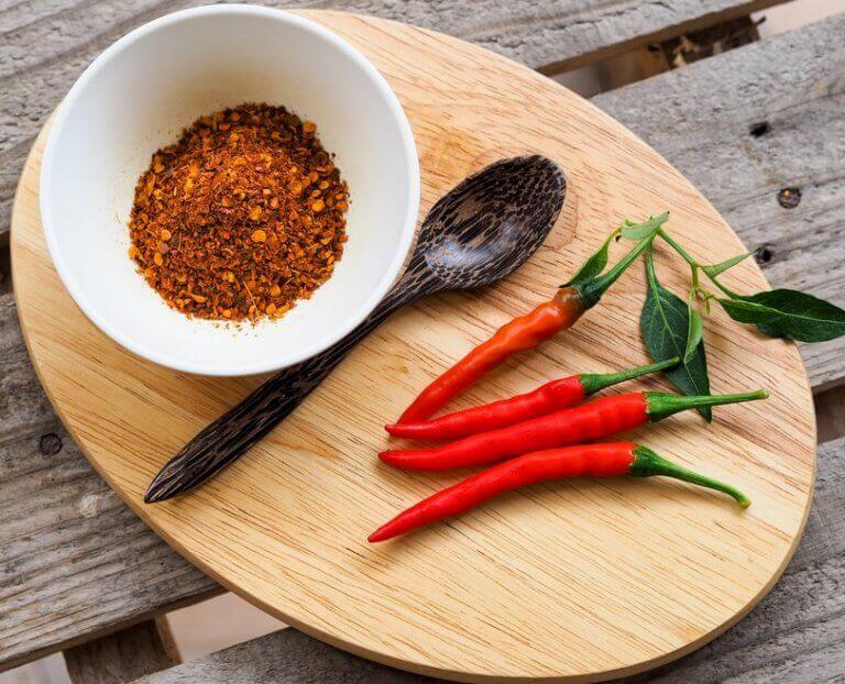 Cayennepeppar och chilli
